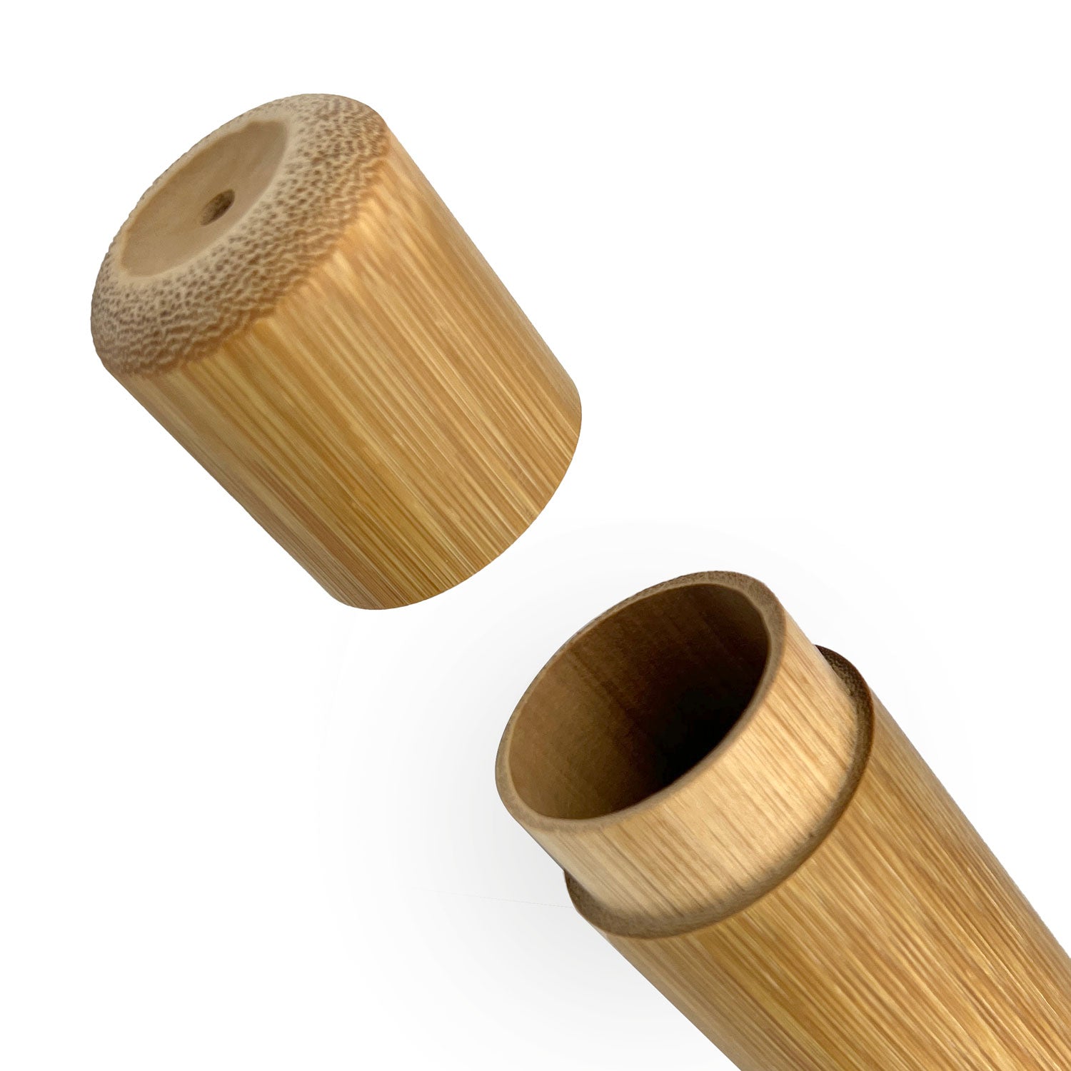Natural Bamboo Toothbrush Travel Storage Tube